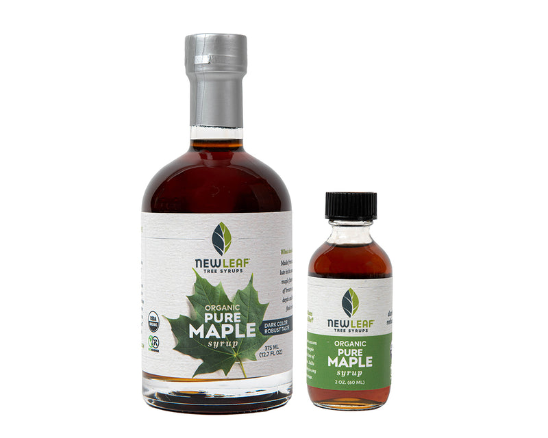 Pure Maple Syrup Dark Color Robust Taste