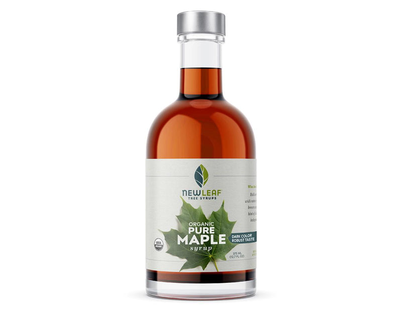 Pure Maple Syrup Dark Color Robust Taste